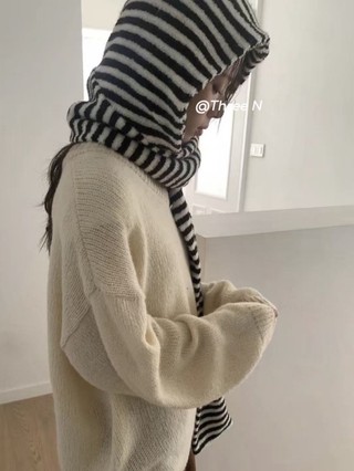 Mũ sọc khăn đáng yêu, ấm áp - Phù hợp cho ngày thường