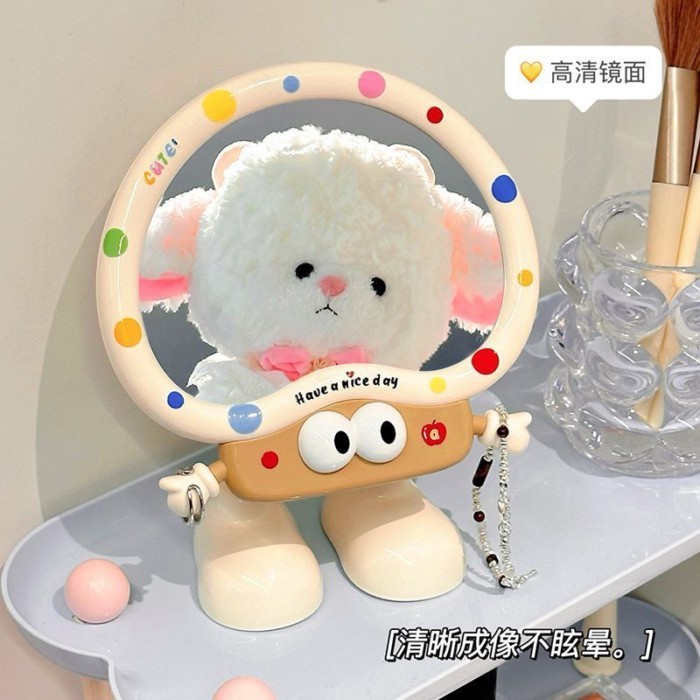 Gương trang điểm để bàn, gương HD dễ thương