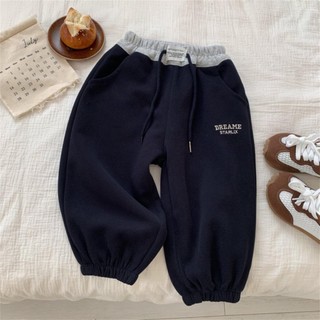 Quần thể thao thêu chữ bé trai quần legging thể thao thông thường cho bé