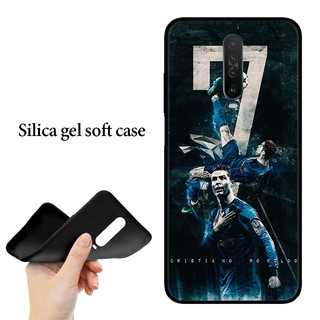 One piece Cristiano Ronaldo CR7 cho Redmi Note 10 Pro Max 10T 11S 11 11t 11E Pro Plus Khả năng tương thích TPU Spot Black Plastic Soft Case