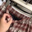 cô gái mùa thu đông váy kẻ sọc quần áo mùa thu váy bánh phong cách trẻ em mới trẻ em trung và lớ