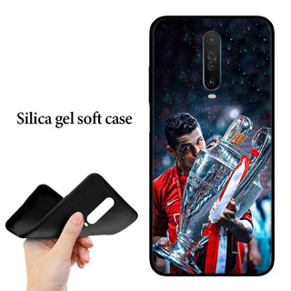 One piece Cristiano Ronaldo CR7 cho Redmi Note 10 Pro Max 10T 11S 11 11t 11E Pro Plus Khả năng tương thích TPU Spot Black Plastic Soft Case