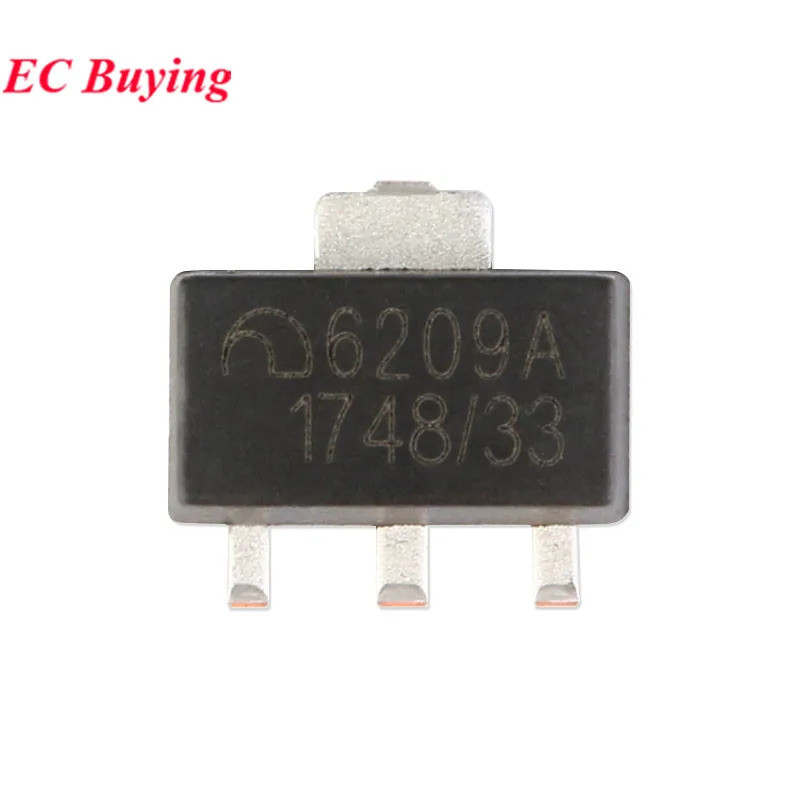 10 Cái / 5 Cái ME6209 6209A ME6209A 3V 3.3V 4V 4.5V 5V ME6209A33PG ...