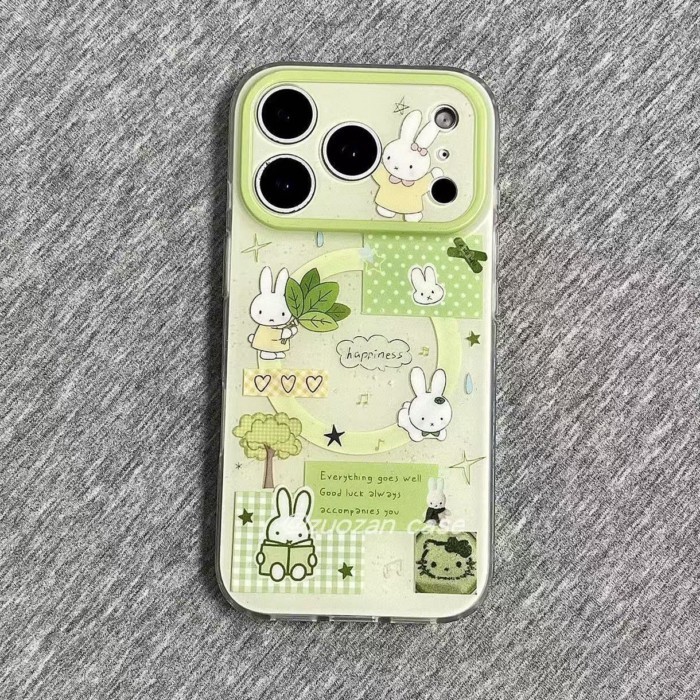 Giá đỡ từ tính lá bưởi đáy xanh Apple 17 Vỏ điện thoại 15pro / 13iPhone16 | BigBuy360 - bigbuy360.vn