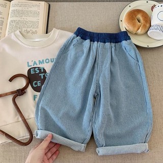Quần sọc, quần rộng bé trai, quần thường ngày trẻ em