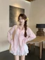 Áo chống nắng xuyên thấu hơi ngọt ngào mùa xuân hè dáng rộng dài tay mỏng áo cardigan mỏng thời tra