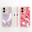 Ốp điện thoại silicon lỏng hoa đáng yêu cho Honor Play 10/10A/10T, bảo vệ camera, chống sốc