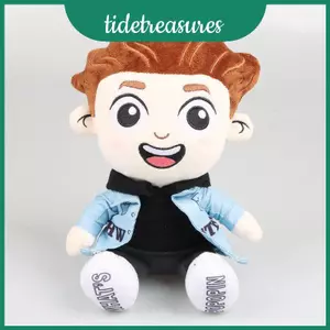 Búp bê hoạt hình Tạo kiểu dáng thực tế Họa tiết mềm mại và kích thước hoàn hảo cho trẻ em