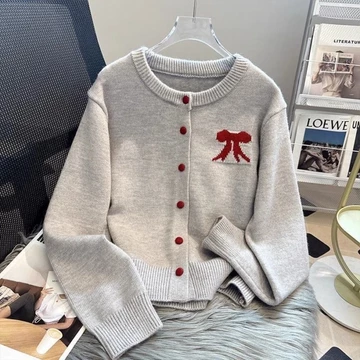 Áo khoác cardigan dệt kim Áo khoác ngoài mùa thu dành cho nữ Áo khoác ngoài dáng rộng