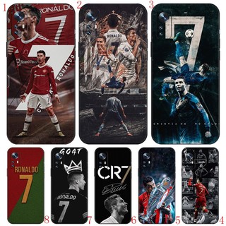 One piece Cristiano Ronaldo CR7 cho Redmi Note 10 Pro Max 10T 11S 11 11t 11E Pro Plus Khả năng tương thích TPU Spot Black Plastic Soft Case