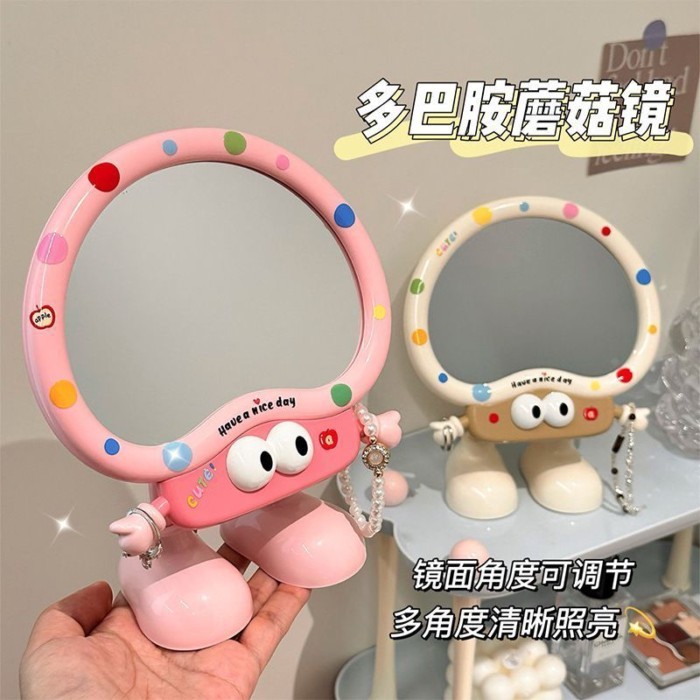Gương trang điểm để bàn, gương HD dễ thương