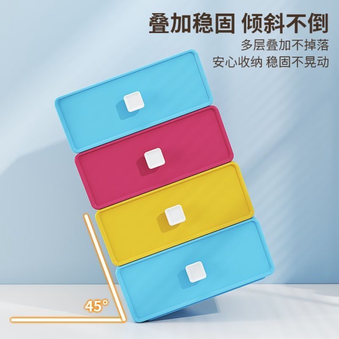 Hộp lưu trữ máy tính để bàn Loại ngăn kéo Hộp lưu trữ nhiều lớp Kệ văn phòng Hộp sắp xếp