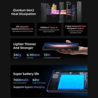 Hàng chính hãng mới tinh-Lenovo Legion Y700 Gen 4 Pad Snapdragon 8 Elite Màn hình 8.8" -Chỉ có tiếng Trung/tiếng Anh