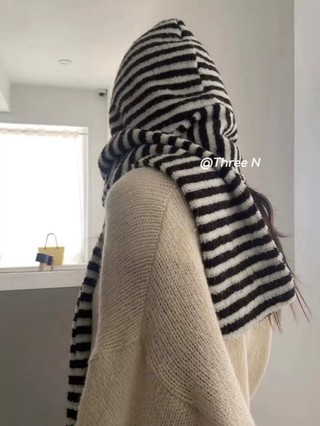 Mũ sọc khăn đáng yêu, ấm áp - Phù hợp cho ngày thường