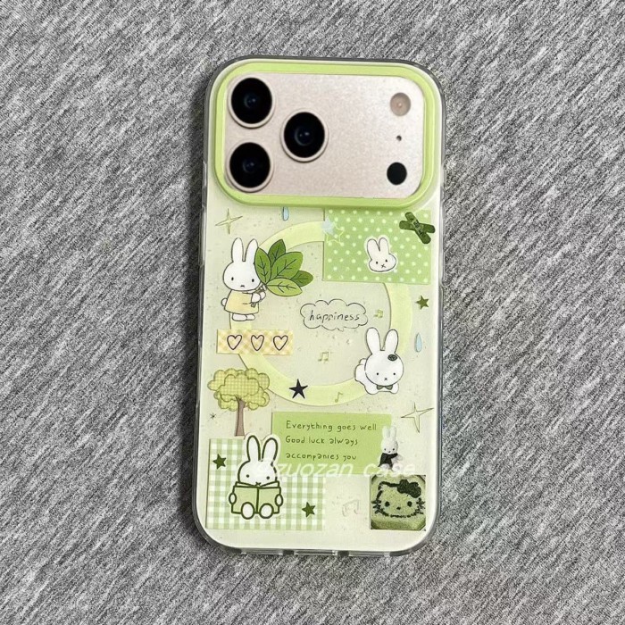 Giá đỡ từ tính lá bưởi đáy xanh Apple 17 Vỏ điện thoại 15pro / 13iPhone16 | BigBuy360 - bigbuy360.vn