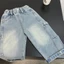 Quần Jeans Bé Trai Mùa Thu Mới Phong Cách Hàn Quốc Dáng Rộng Bé Trai Scimitar Quần Cá Tính Nố