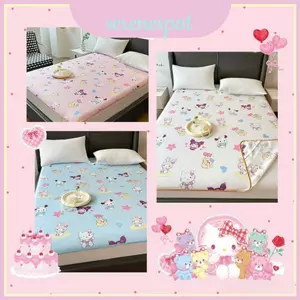 Tấm ga trải giường Melody Pochacco với họa tiết hoạt hình và tính năng chăm sóc dễ dàng