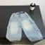 Quần Jeans Bé Trai Mùa Thu Mới Phong Cách Hàn Quốc Dáng Rộng Bé Trai Scimitar Quần Cá Tính Nố