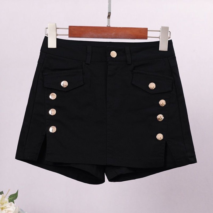 quần short denim và quần culottes thời trang xuân hè mới dành cho nữ quần culottes cỡ lớn mỏng n