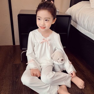 Bé Gái Homewear Phù Hợp Với Mùa Xuân Mới Thời Trang Trẻ Em Bé Gái Dài Tay Bộ Đồ Ngủ Thường Ngày