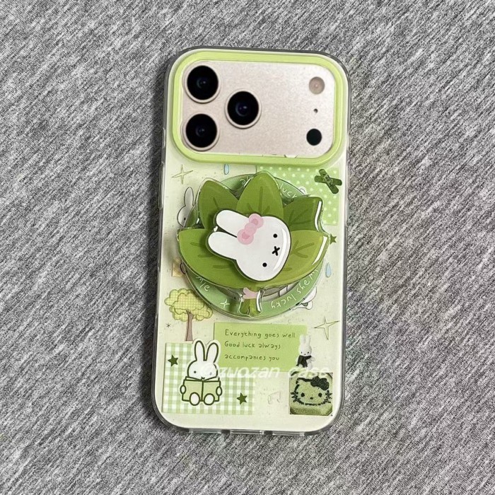 Giá đỡ từ tính lá bưởi đáy xanh Apple 17 Vỏ điện thoại 15pro / 13iPhone16 | BigBuy360 - bigbuy360.vn