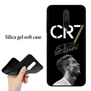 One piece Cristiano Ronaldo CR7 cho Redmi Note 10 Pro Max 10T 11S 11 11t 11E Pro Plus Khả năng tương thích TPU Spot Black Plastic Soft Case