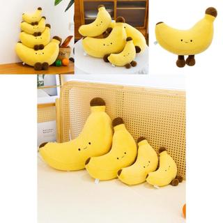 Gối hình trái cây sang trọng hình quả chuối Đồ chơi mềm để trang trí nội thất Quà tặng và