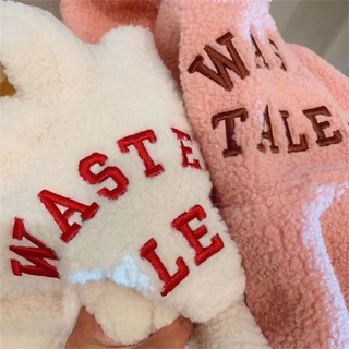 Bé trai và bé gái len cừu áo đáy áo sơ mi trẻ em hoodie thời trang nhung dày hàng đầu