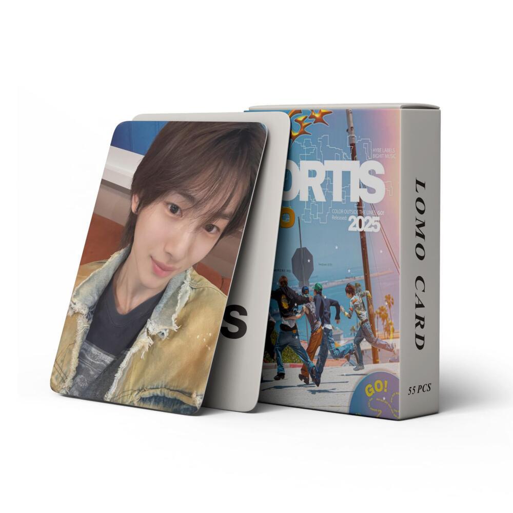 LINXX 55 CÁI MARTIN CORTIS Series Album Lomo Cards Kpop Boy Band Fan Collection Laser Holographic Photocards Long lanh Merch Ngày lễ Quà tặng sinh nhật cho người hâm mộ