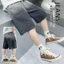 Quần short denim rộng mới cho bé trai, phiên bản Hàn Quốc dành cho trẻ em cỡ vừa và lớn, siêu