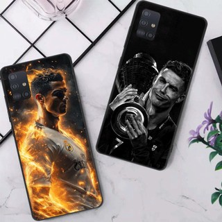 Ốp điện thoại TPU siêu tương thích cho Samsung A07 A17 A56 A36 A26 S25 Fe Edge Plus Vỏ bảo vệ mềm Cristiano Ronaldo CR7 (WD-1)