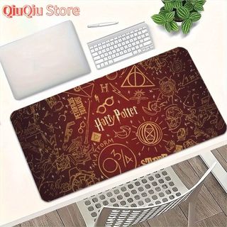 1 Miếng Lót Chuột Lớn Harry Potter - Đế Cao Su Chống Trơn Trượt Dày, Thiết Kế Biểu Tượng Hogwarts Sống Động & Ma Thuật, Bền Đẹp & Dễ Dàng