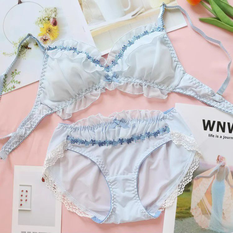 Quần lót nữ gợi cảm siêu nhẹ với ren cạnh, thoải mái và phù hợp cho tập luyện - Set tam giác