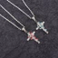 Dây chuyền mặt dây chuyền hình con rắn chéo Unisex với hợp kim và Microinlay Zircons cho phụ kiện phong cách đường phố