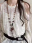Vòng cổ dài cổ điển phong cách dân tộc Bohemian mới phổ biến của phụ nữ thiết kế thích hợp chu