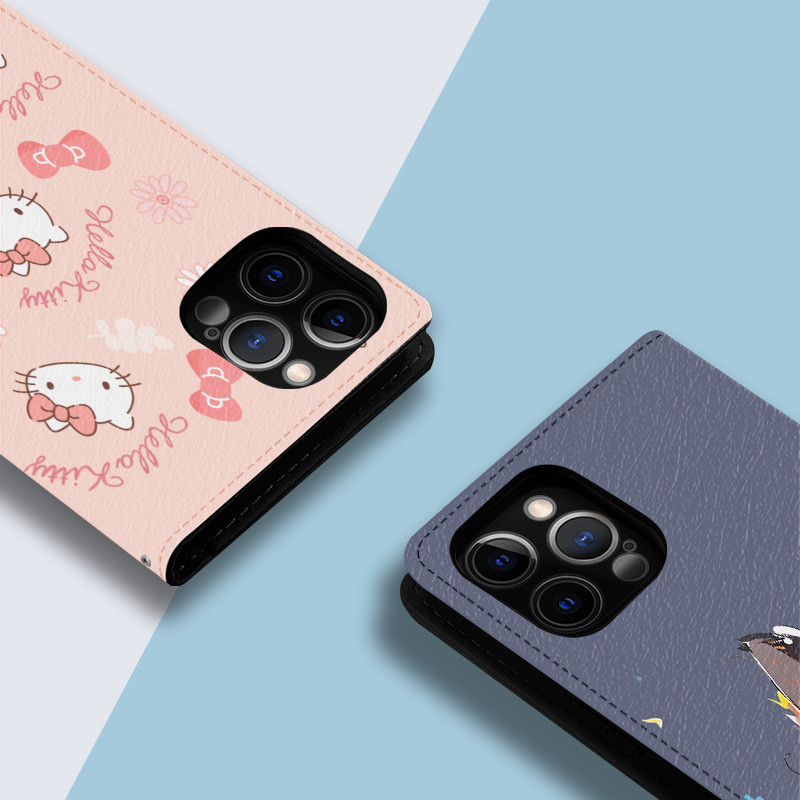 Ốp Da Lật Thích Hợp Cho OPPO Reno 7 Lite 8 10 Pro + 7Z 8T Vỏ Điện Thoại Khe Cắm Thẻ Hoa Bướm
