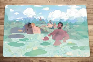 Trò chơi thẻ giao dịch Bearscape MTG Playmat TCG CCG Mat 600 * 350 * 2mm
