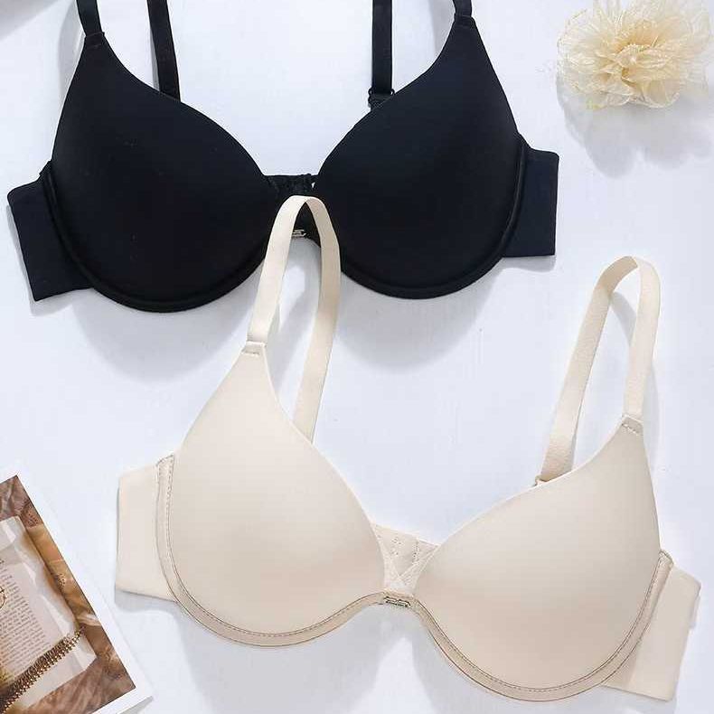 Quần Lót Nữ Vú Nhỏ Tập Hợp Nhìn Tròn Lớn Tròn Ngực Mềm Mại Hỗ Trợ Áo Ngực Chống Chảy xệ Không Vòng Thép Áo Ngực