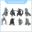 Bộ sưu tập tám mảnh Godzilla Kong Kim Khủng long Pvc Bộ nhân vật hành động với chi tiết sống động cho trẻ em