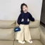 Bé Gái Phong Cách Hàn Quốc Thường Ngày Mùa Thu Quần Ống Rộng Phong Cách Mới Cho Trẻ Em Và Bé Gái