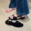 Siêu Cổ Tích Bohemian Đẹp Xăng Đan Nữ Mùa Hè Giày Phụ Nữ Mang Thai Giày La Mã Siêu Hot Giày N