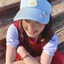 Mũ rỗng dopamine sọc thỏ dễ thương dành cho trẻ em và người lớn, mũ chống nắng mùa hè đa năng