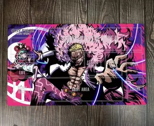 O-P OPCG TCG CCG Donquixote Doflamingo Bàn Chơi Thẻ Giao Dịch Trò Chơi Thảm Lót