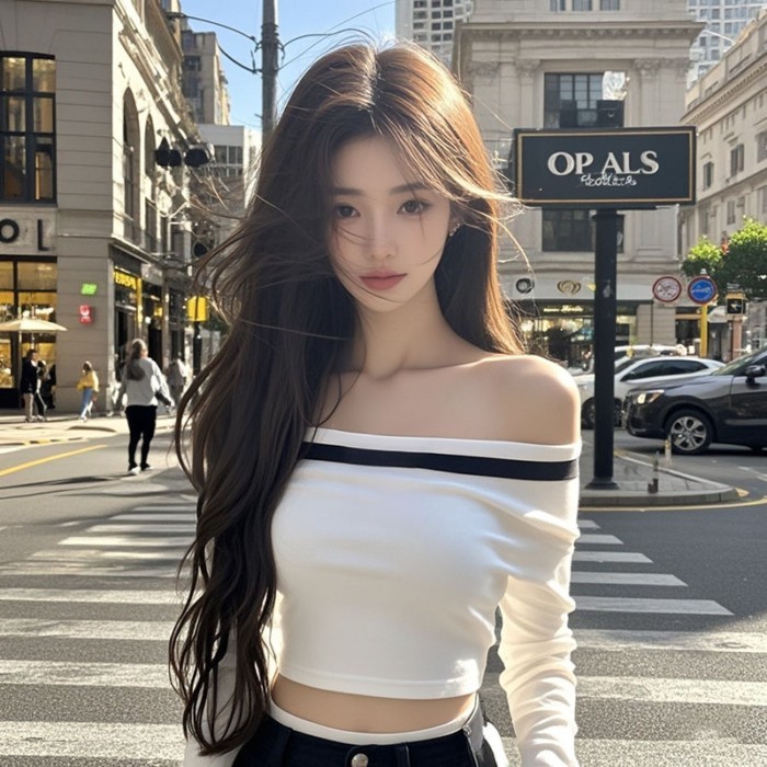 Phong cách Pháp tương phản màu sắc đáy mỏng vừa vặn tinh khiết ham muốn hấp dẫn sang trọng giảm