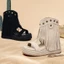 Dép La Mã tăng chiều cao vô hình 8CM dành cho nữ mùa hè phong cách mới Dép tua rua Bohemian