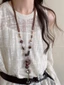 Vòng cổ dài cổ điển phong cách dân tộc Bohemian mới phổ biến của phụ nữ thiết kế thích hợp chu