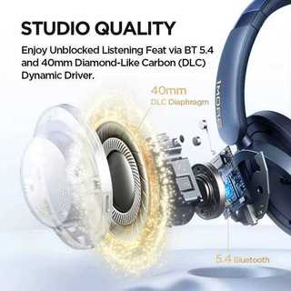 Tai nghe Bluetooth đeo đầu 1MORE HQ51 SonoFlow Pro Hi-Res ANC 12BH Hàng mới chính hãng