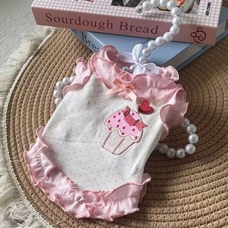 [Hàng có sẵn] Váy bánh thêu tay bay cho mèo phong cách mỏng mùa hè 1-7,5kg