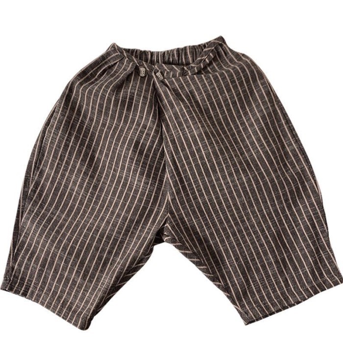 Retro Quần Trẻ Em Cotton Và Vải Lanh Bé Trai Xuân Thu Hàn Quốc Mới Bé Gái Cà Rốt Quần Quần Ch