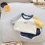 Bộ đồ thể thao hoạt hình mùa hè bé trai mùa hè mới cotton nguyên chất bộ đồ ngắn tay bé trai